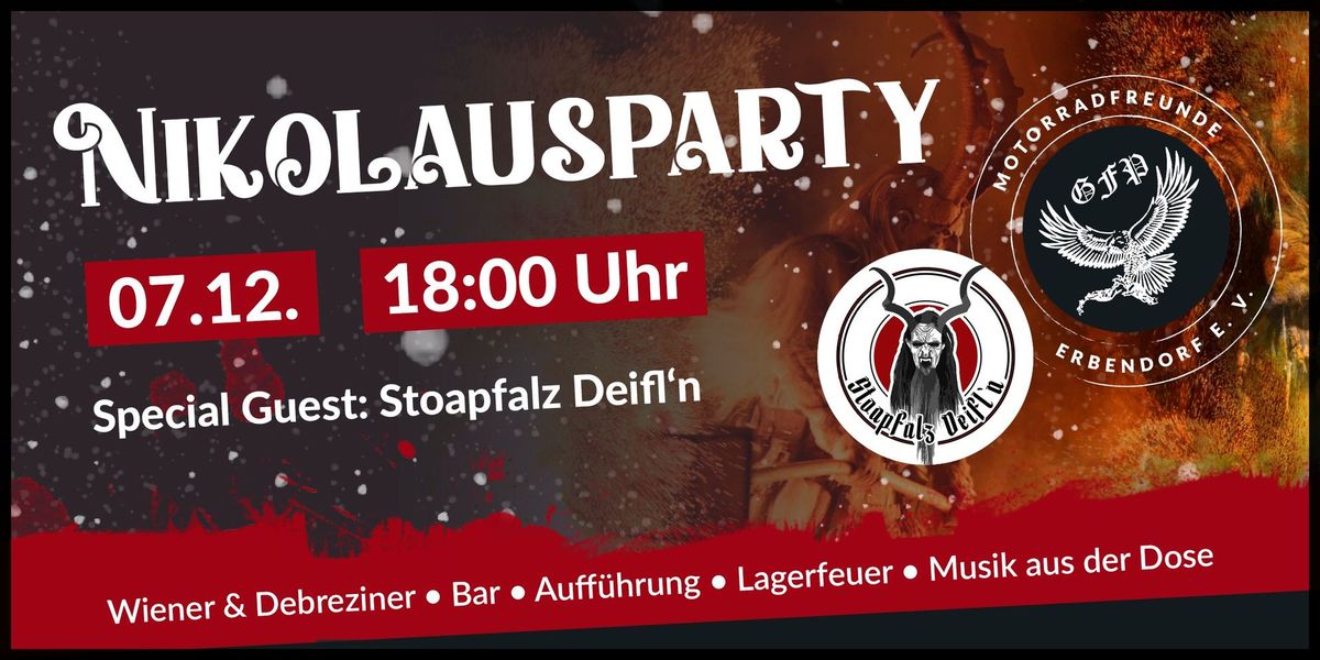 Nikolausparty mit den Stoapfalz Deifl'n 