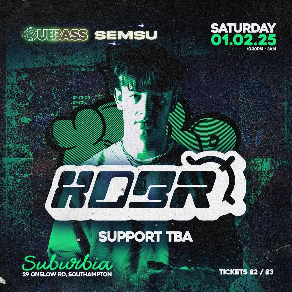 SubBass & SEMSU Presents: XDBR