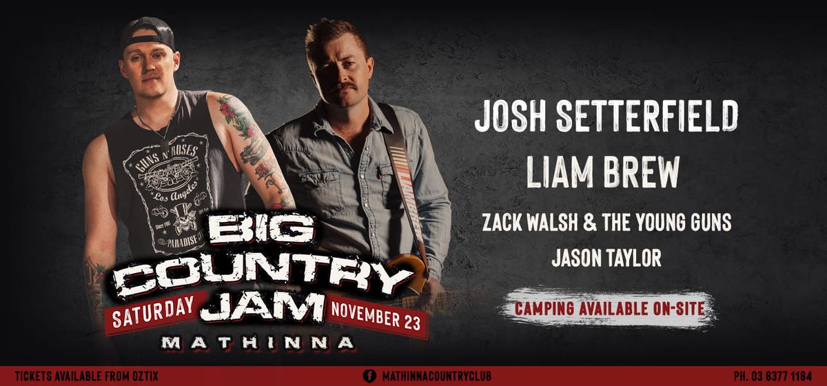 MATHINNA BIG COUNTRY JAM 2024