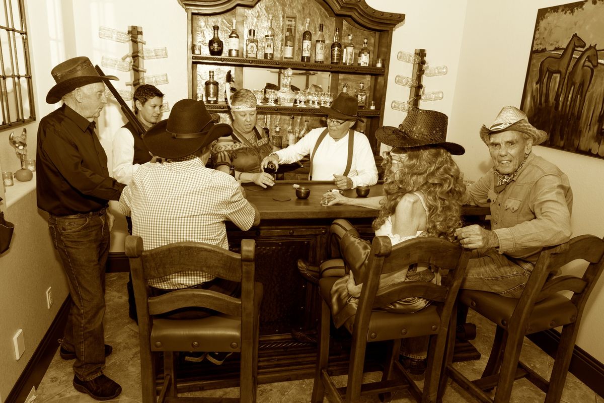 Old West Saloon\/Poker Party