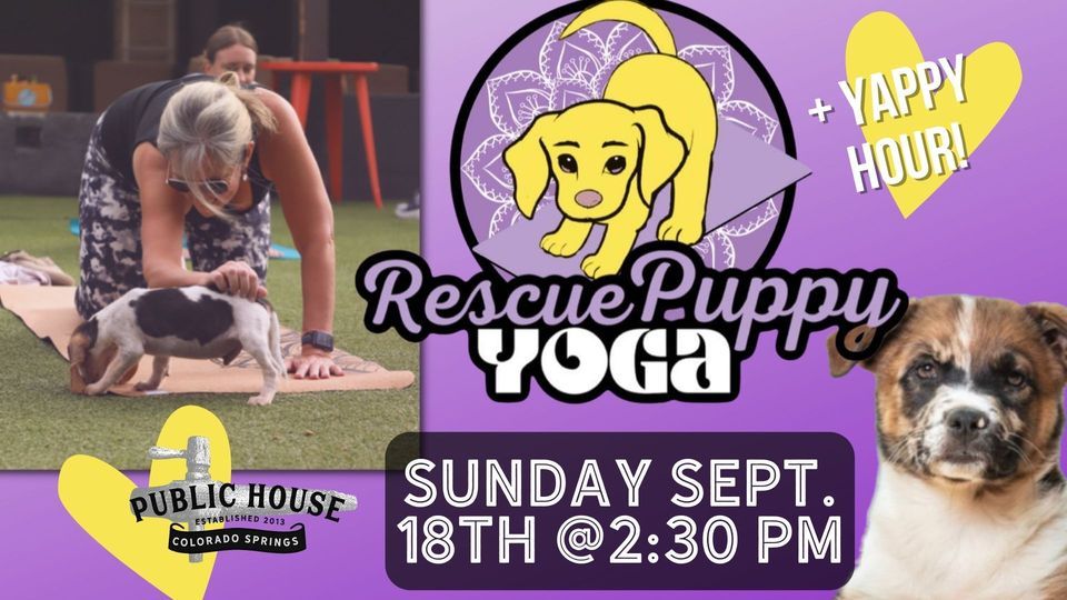 Rescue Puppy Yoga