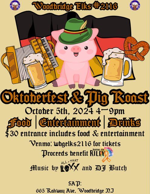 Elks Lodge 2116 Presents: Oktoberfest\/Pig Roast 