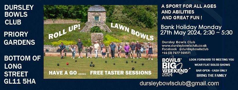 Free Introduction to Lawn Bowls - Dursley Bowls Club
