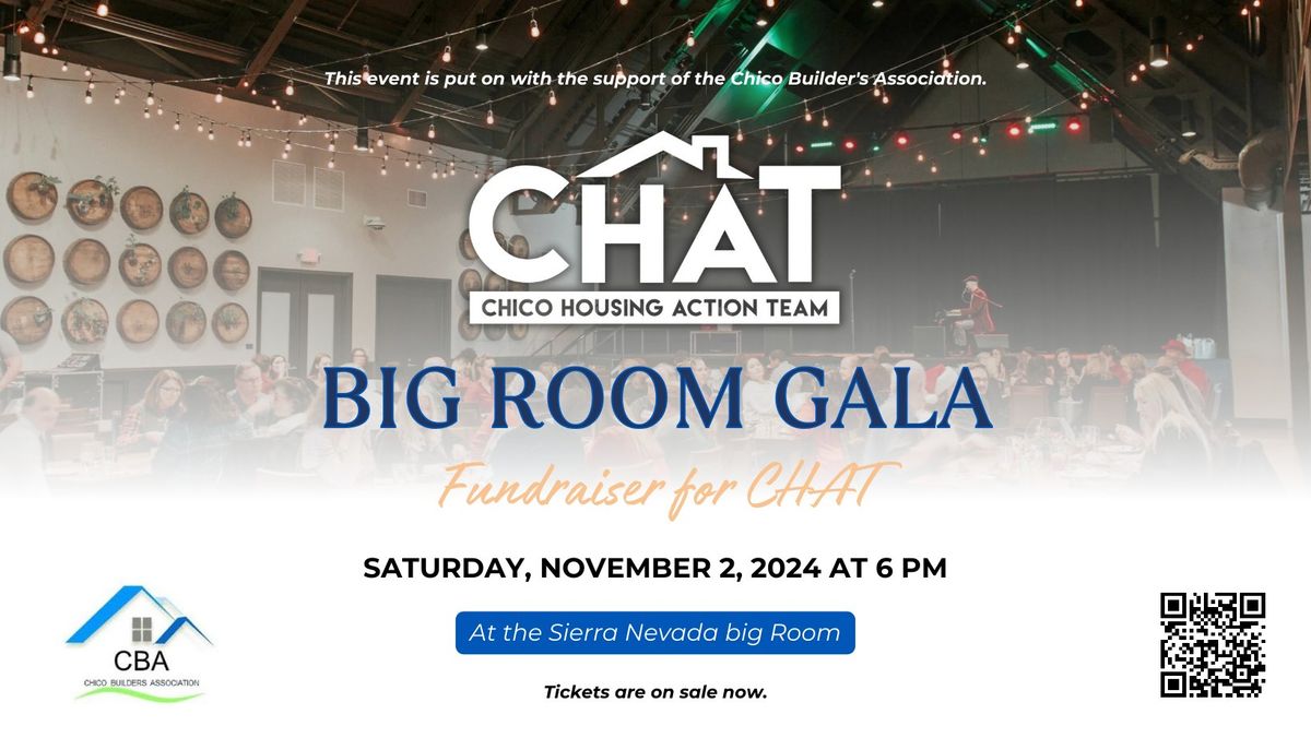 Big Room Gala: Fundraiser for CHAT