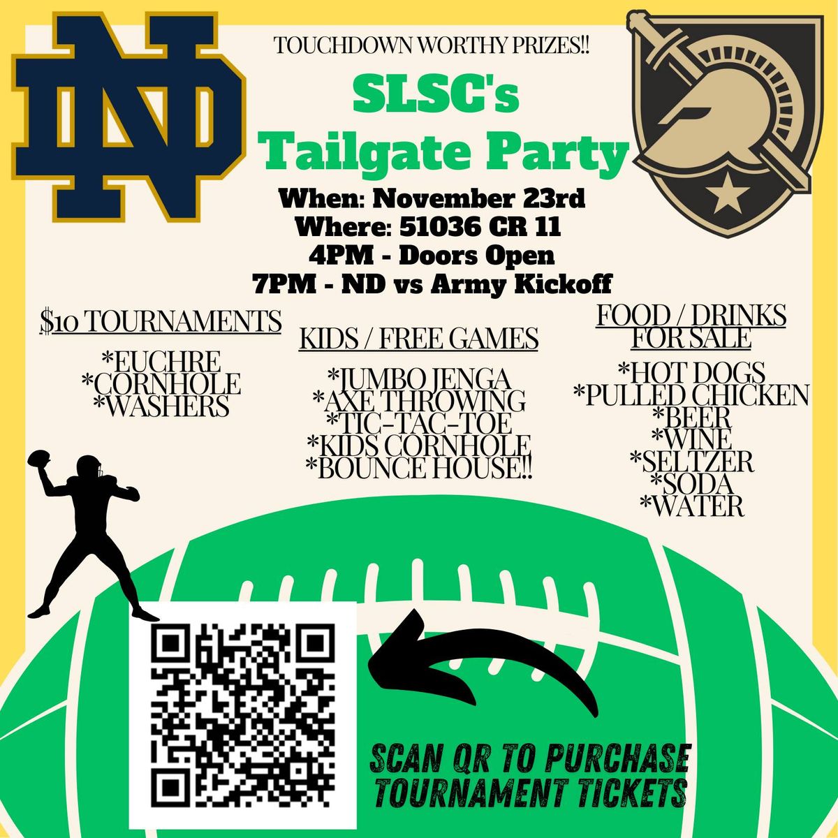 SLSC'S FIRST ND TAILGATE PARTY!!