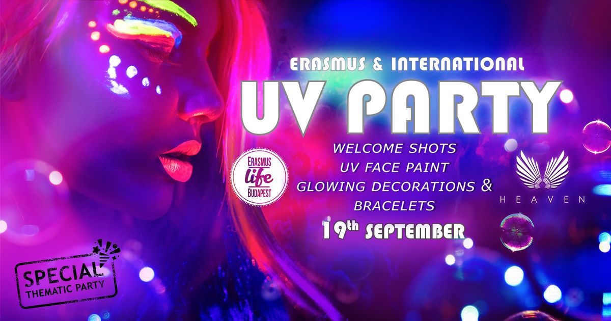 Erasmus & International UV Party by ELB @Heaven Club \u2718 19th Sept