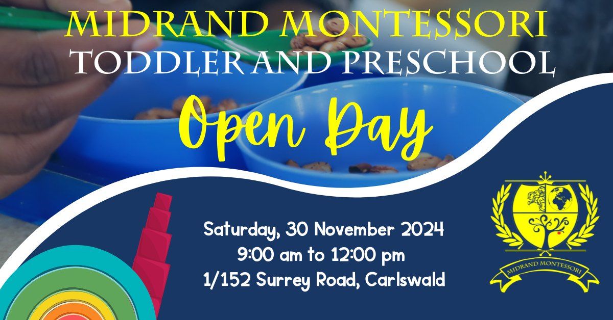 Midrand Montessori Preschool and Toddler Open Day 