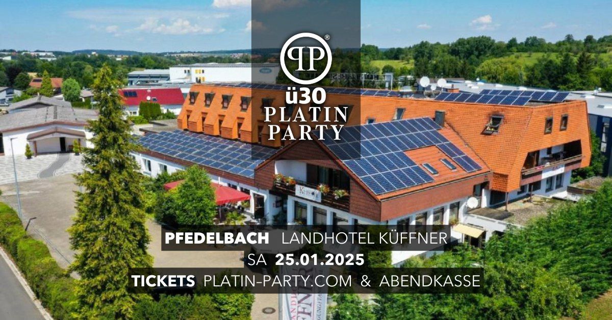 Pfedelbach '\u00fc30 Platin Party' im Landhotel K\u00fcffner