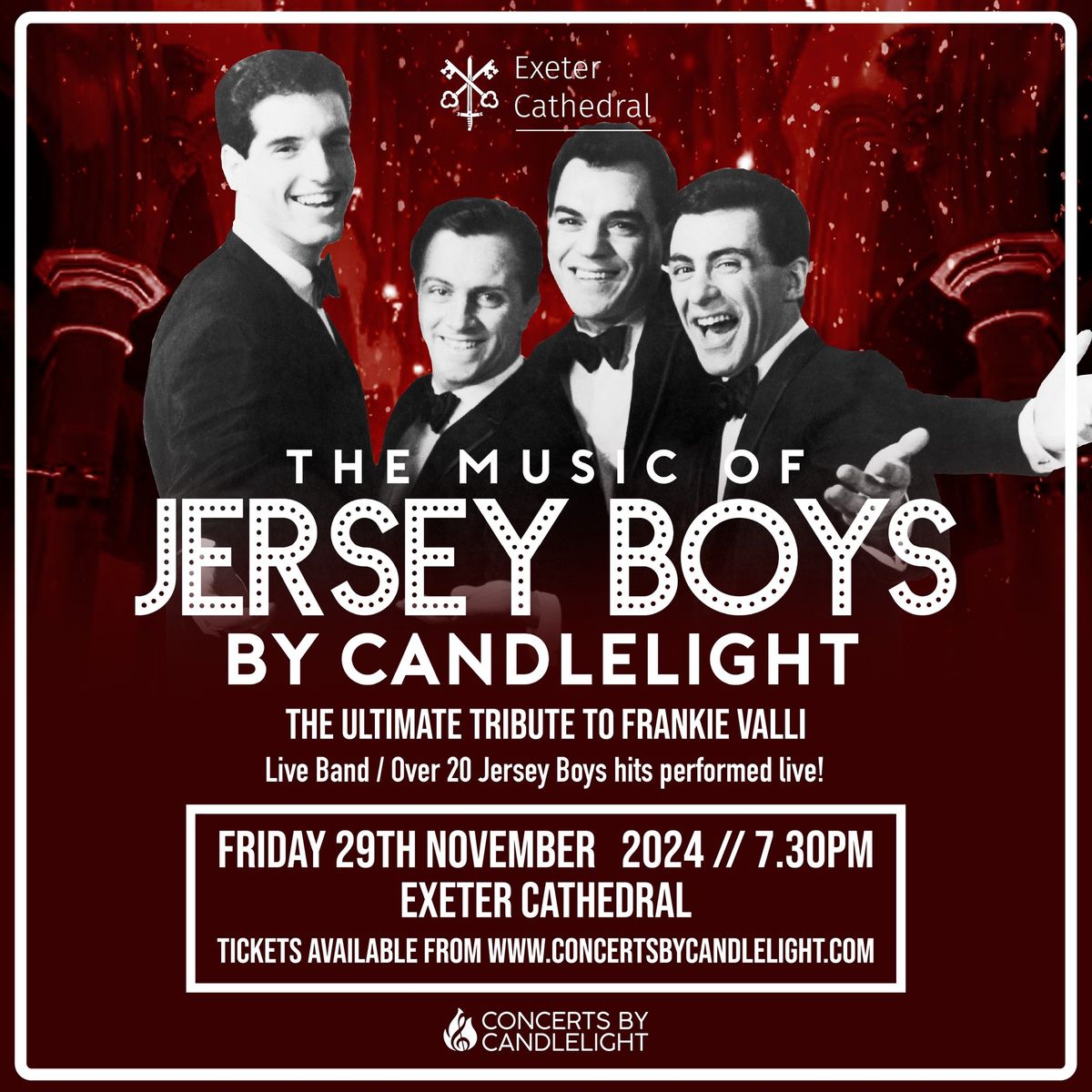 The Music Of Jersey Boys By Candlelight At Exeter Cathedral