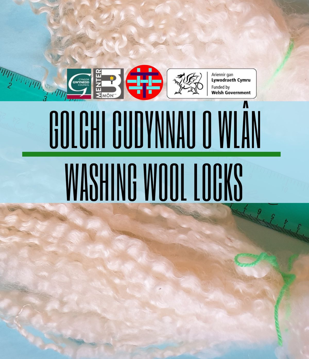 Washing Wool Locks \/ Golchi Cudynnau o Wlan