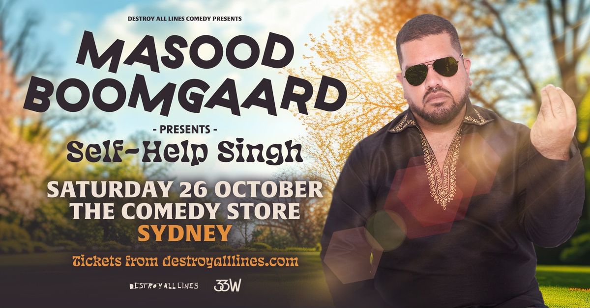 Masood Boomgaard \/\/ Sydney \/\/ Self-Help Singh \/\/ The Comedy Store