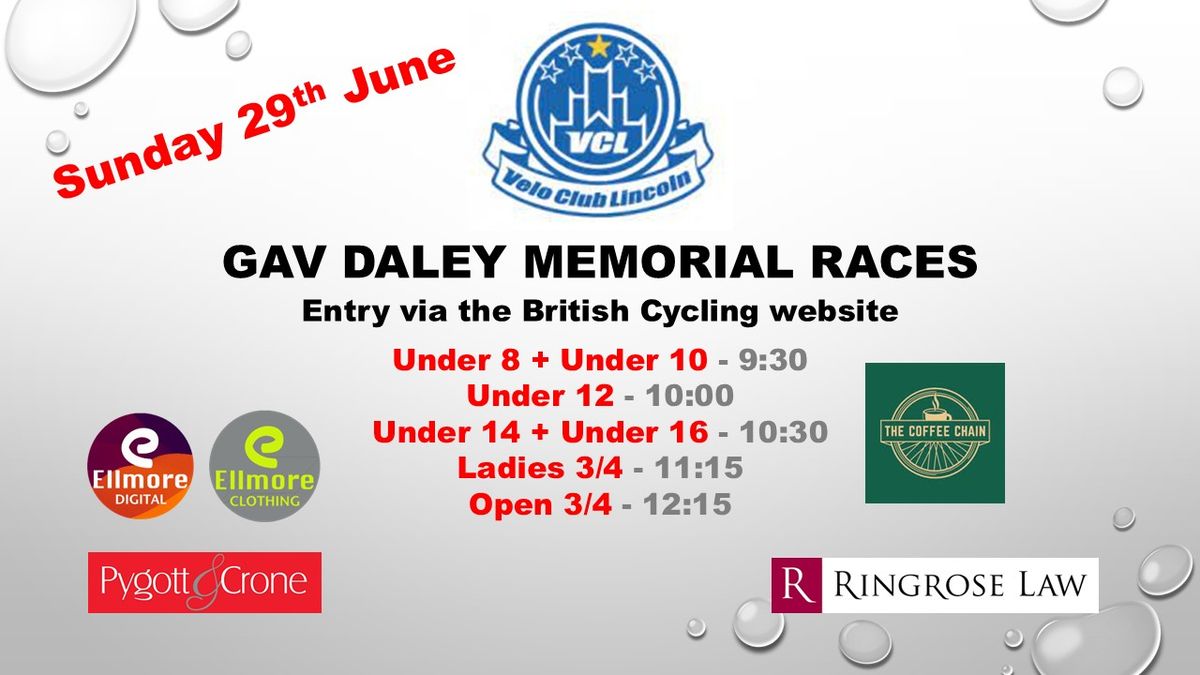 Gav Daley Memorial Crit Races