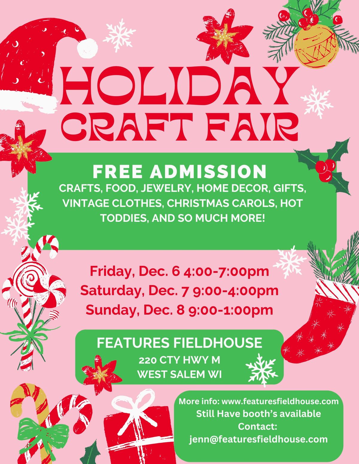 Holiday Craft\/Vendor Fair