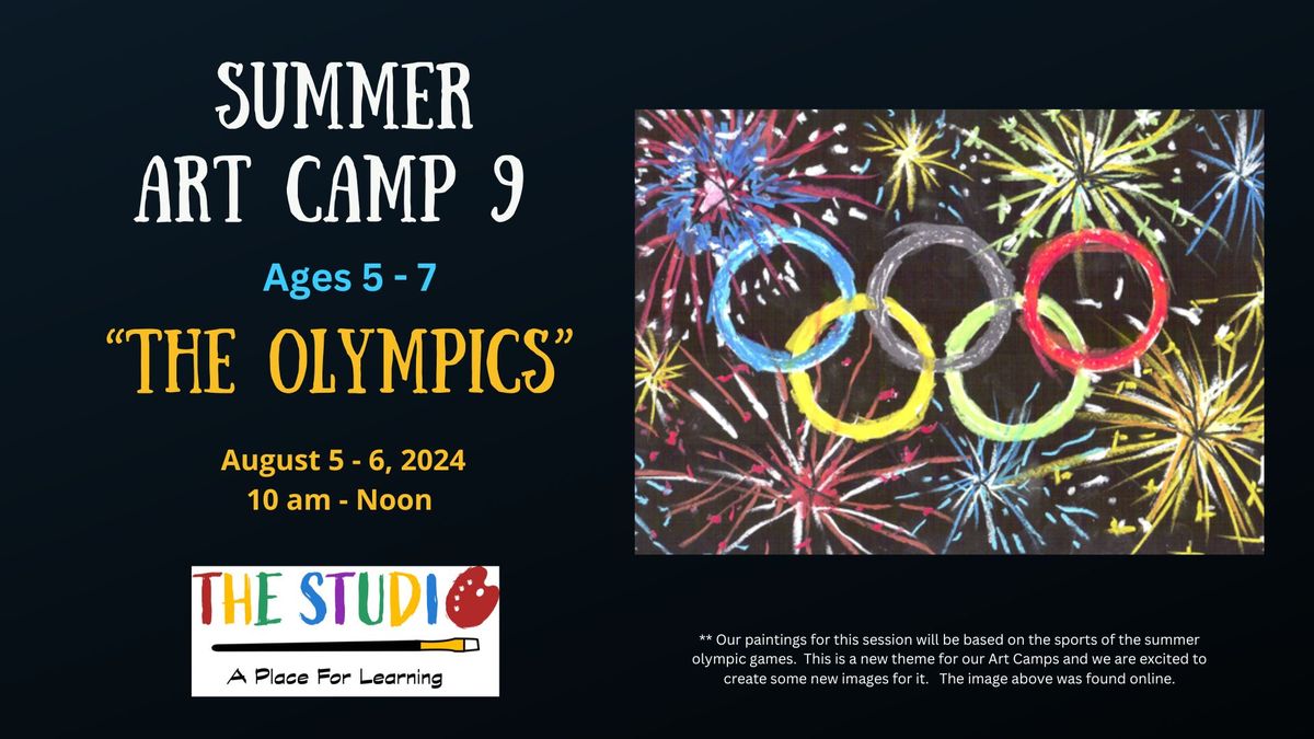 Summer Art Camp #9 - The Olympics (ages 5-7)
