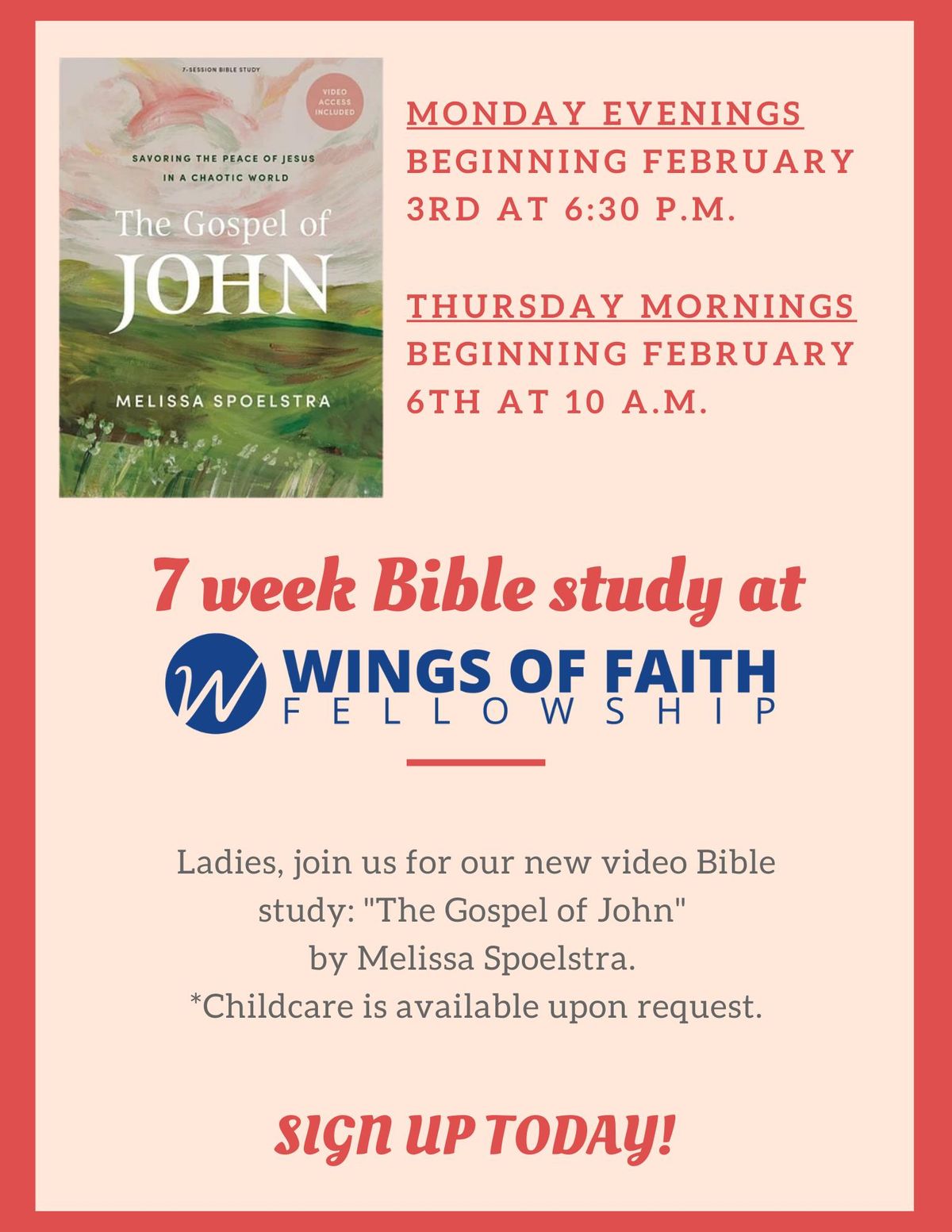 Ladies Bible Study - Gospel of John by Melissa Spoelstra