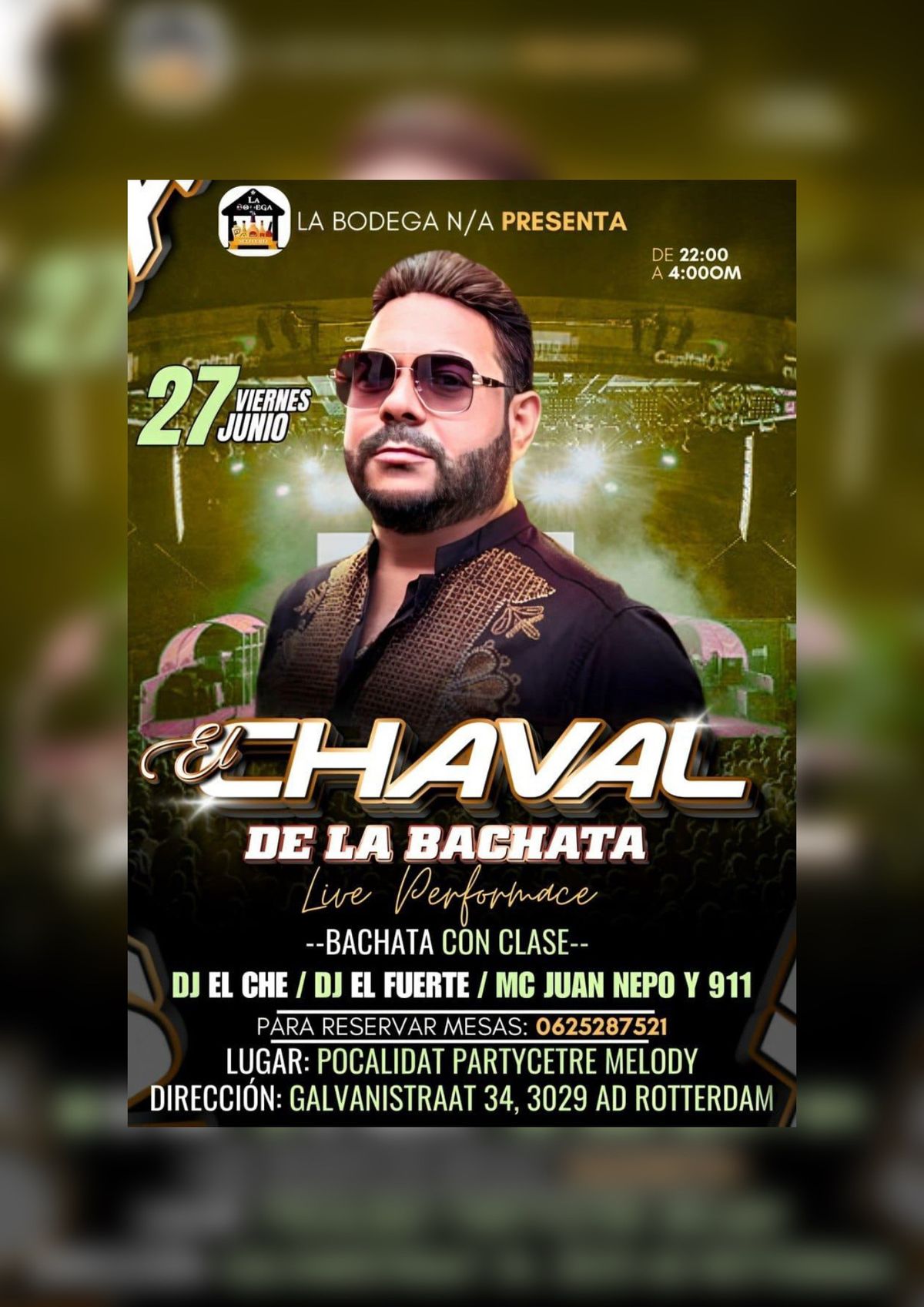 El Chaval de la Bachata Live