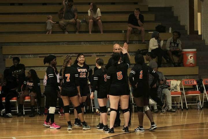 Girl's Volleyball, West vs. South