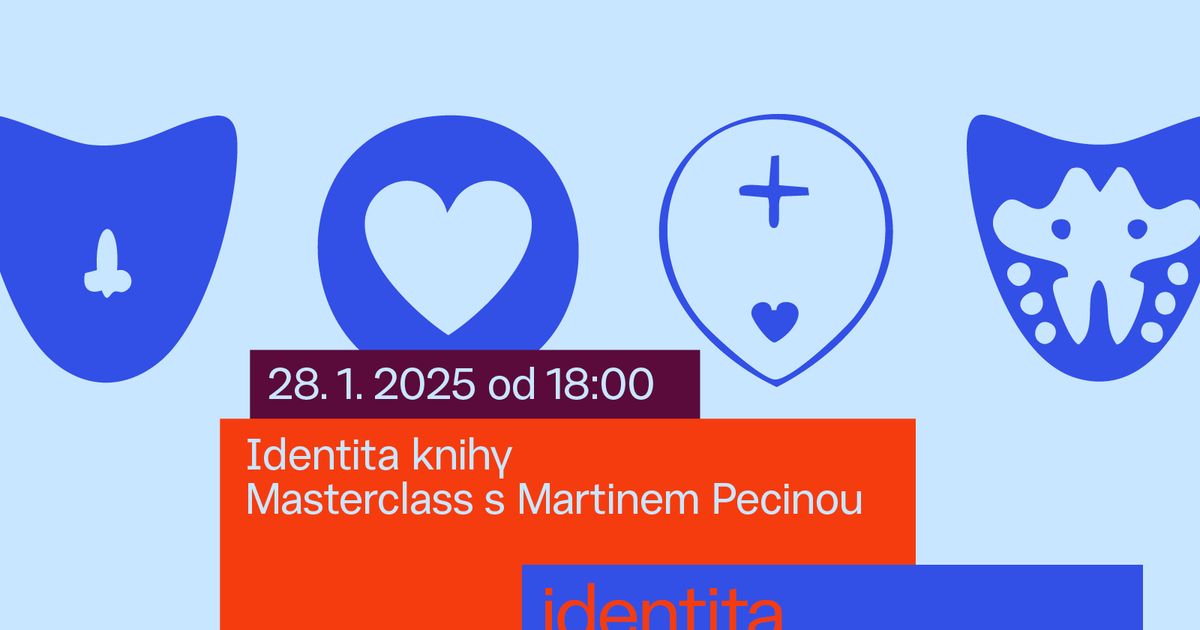 Identita knihy \/ Master class s Martinem Pecinou