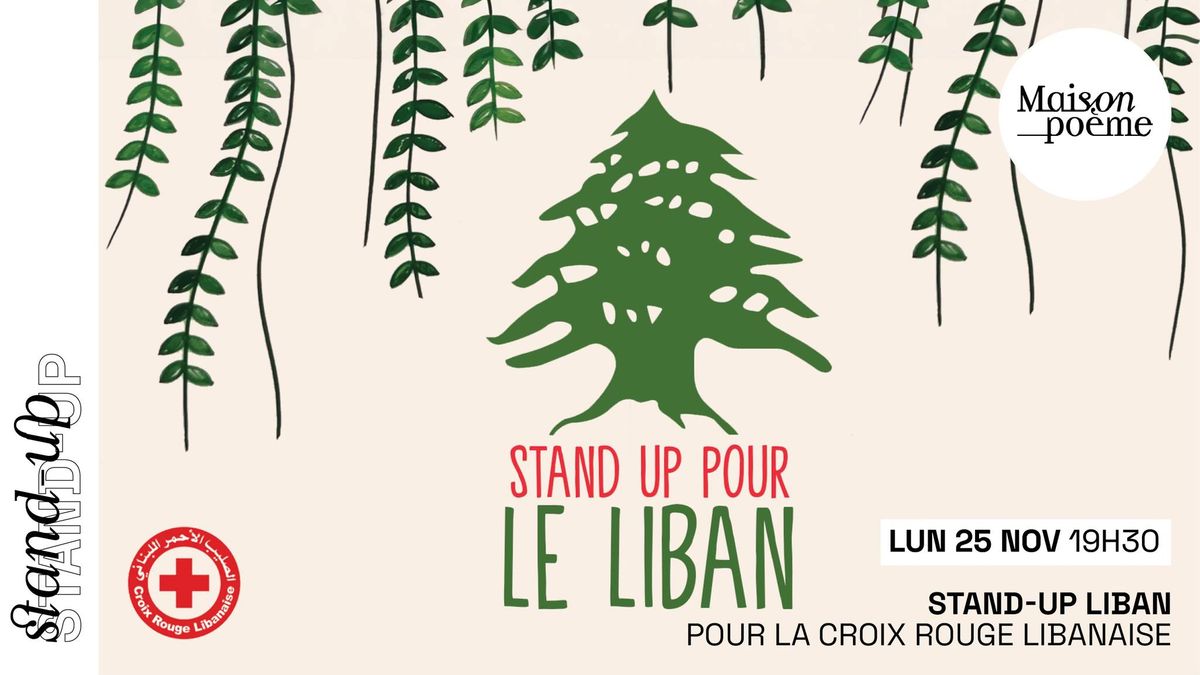 STAND-UP LIBAN | Pour la Croix Rouge Libanaise