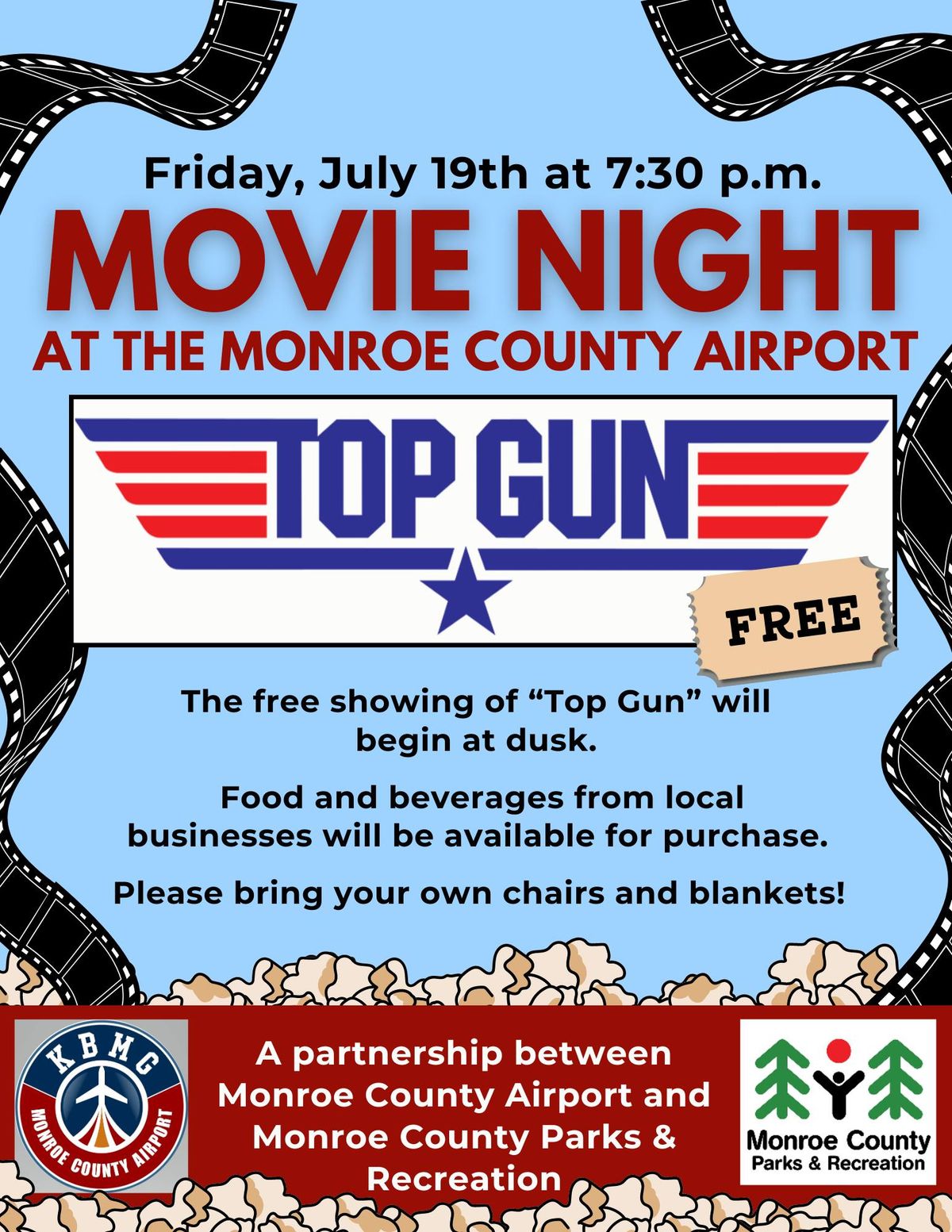 Movie Night at the Monroe County Airport