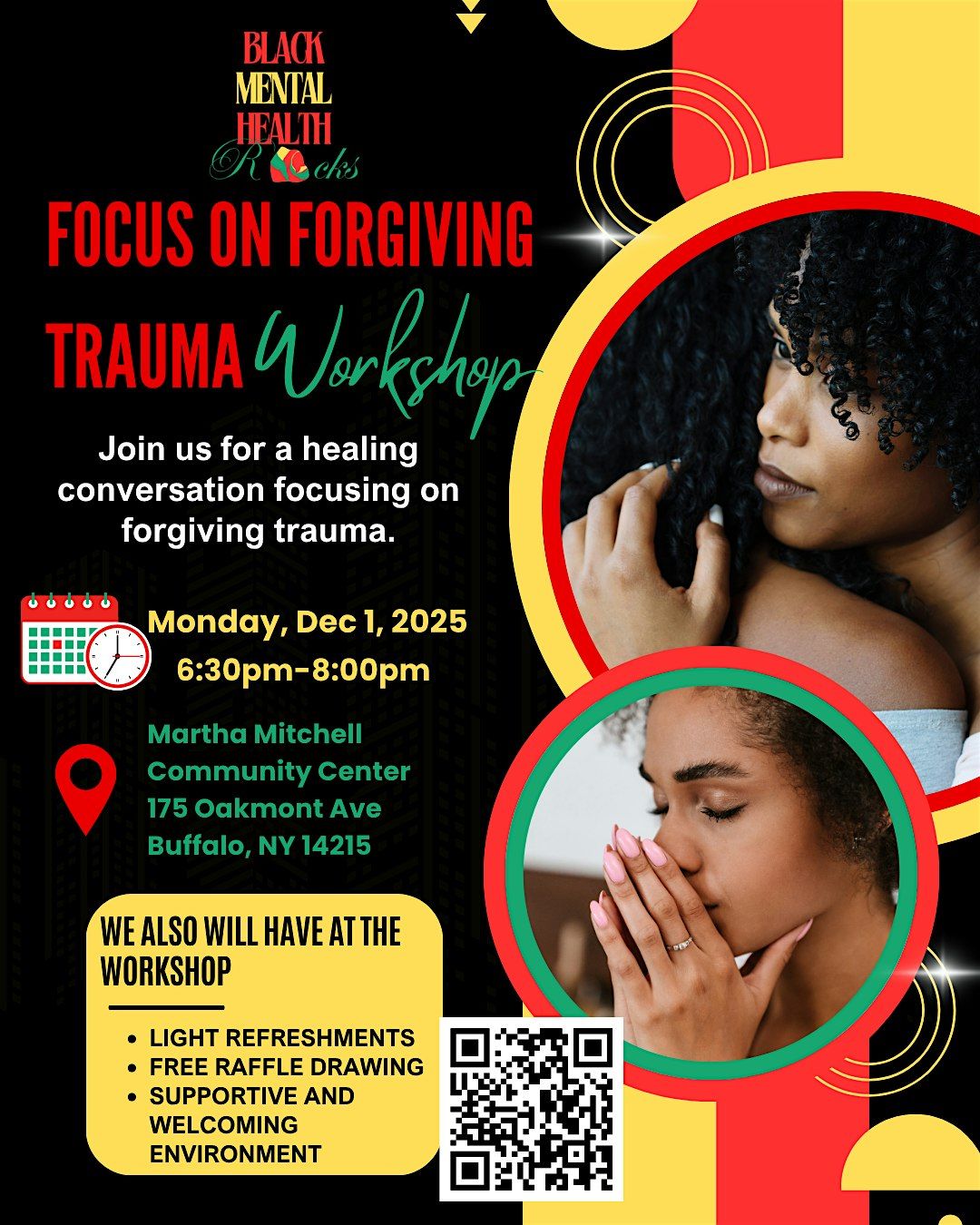 Black Mental Health Rocks Presents: Focusing on Forgiving Trauma