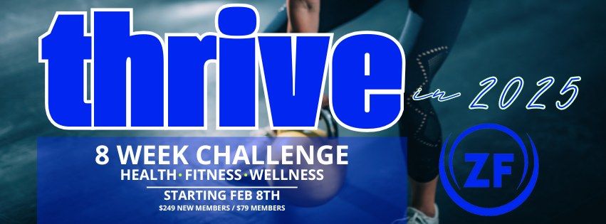 THRIVE IN 2025 Health * Fitness * Wellness Challenge