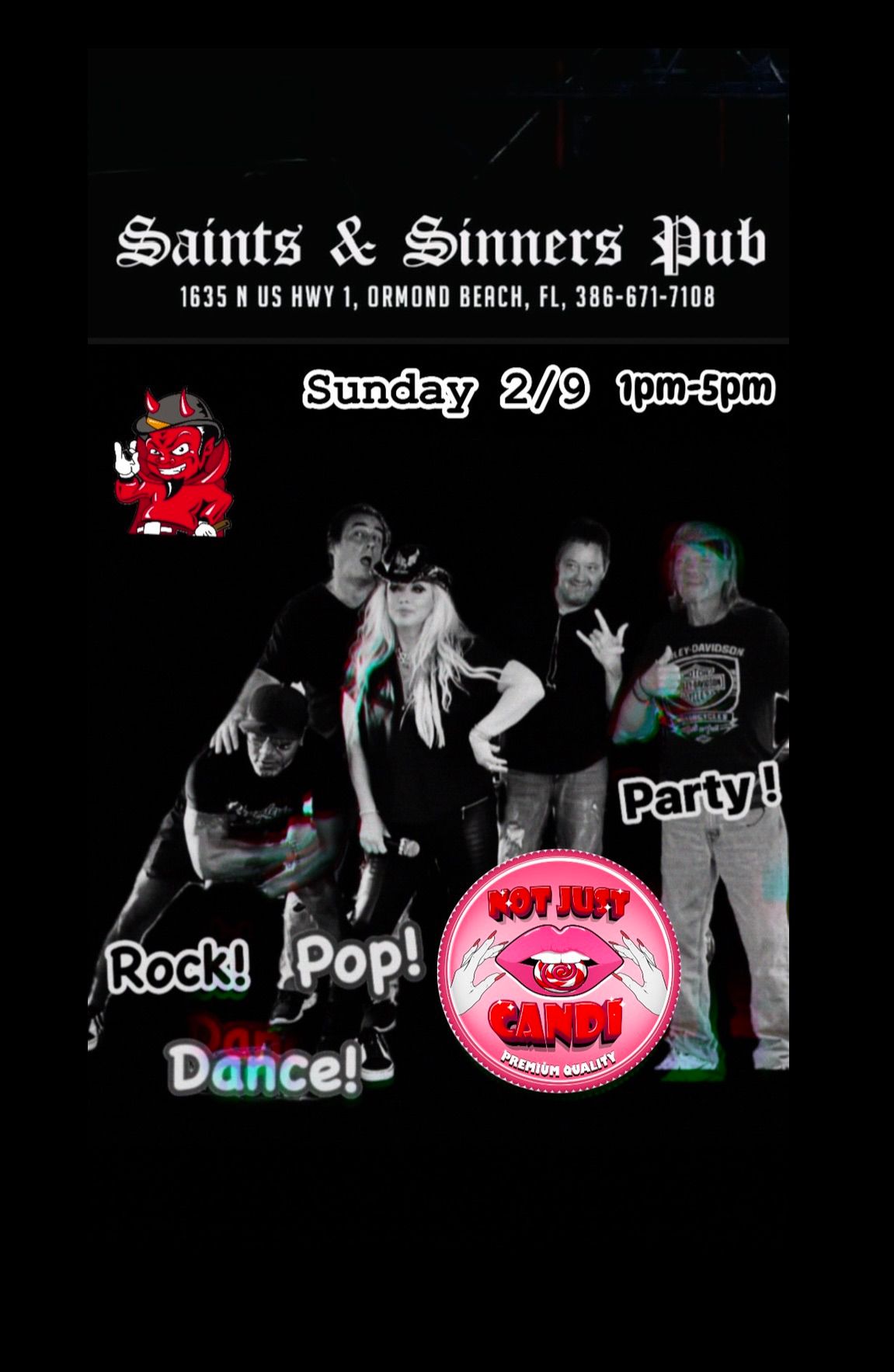 SAINTS SINNERS & NOT JUST CANDI!