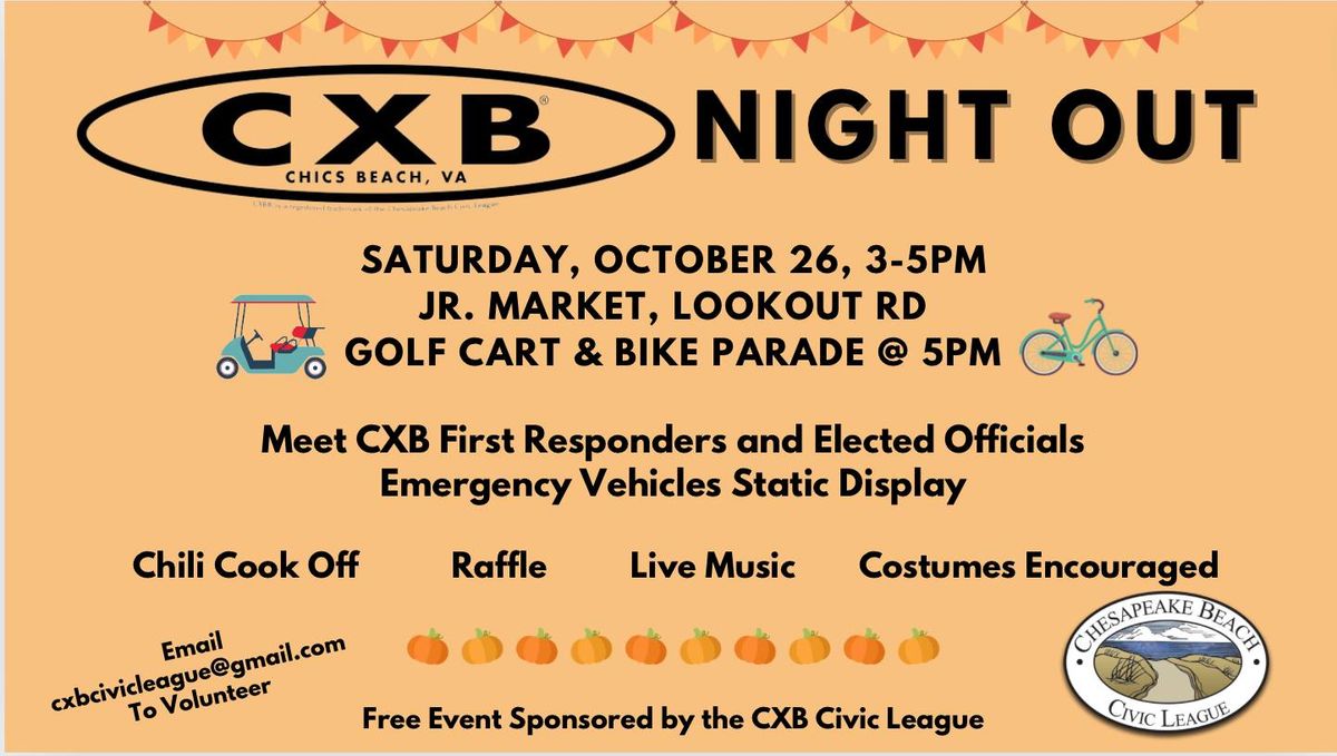 CXB Night Out & Chili Cook Off