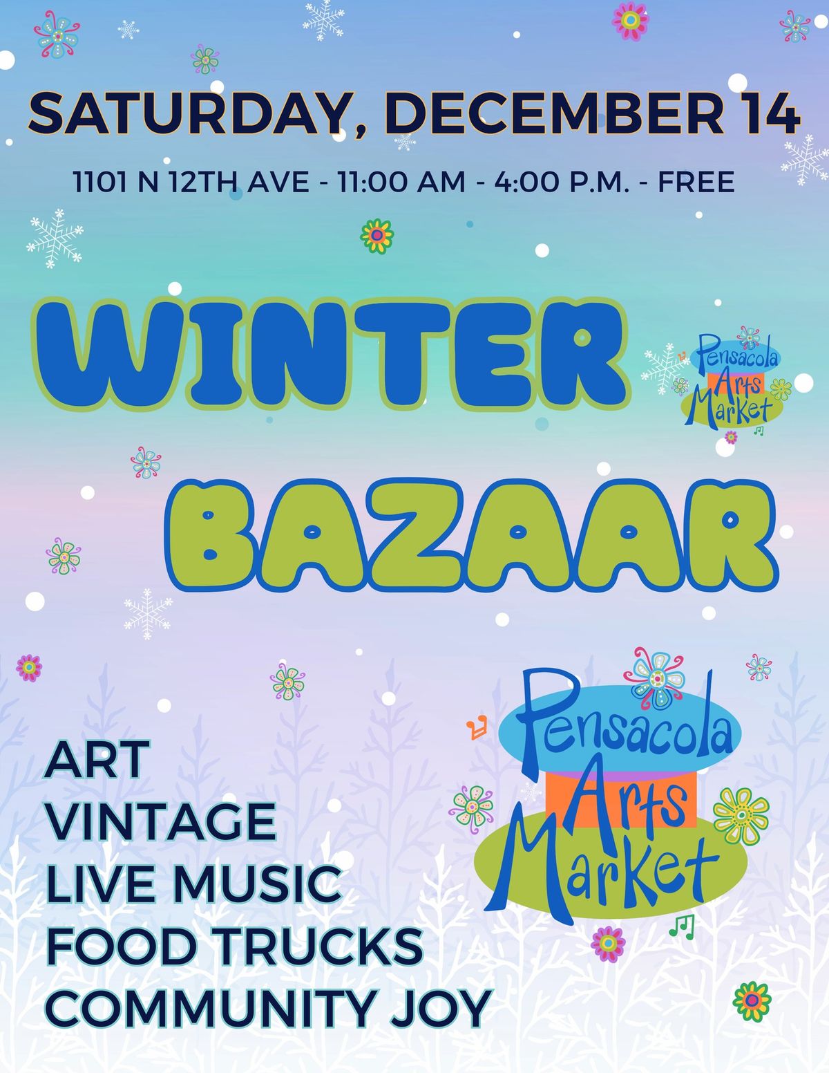 Pensacola Arts Market - Winter Bazaar