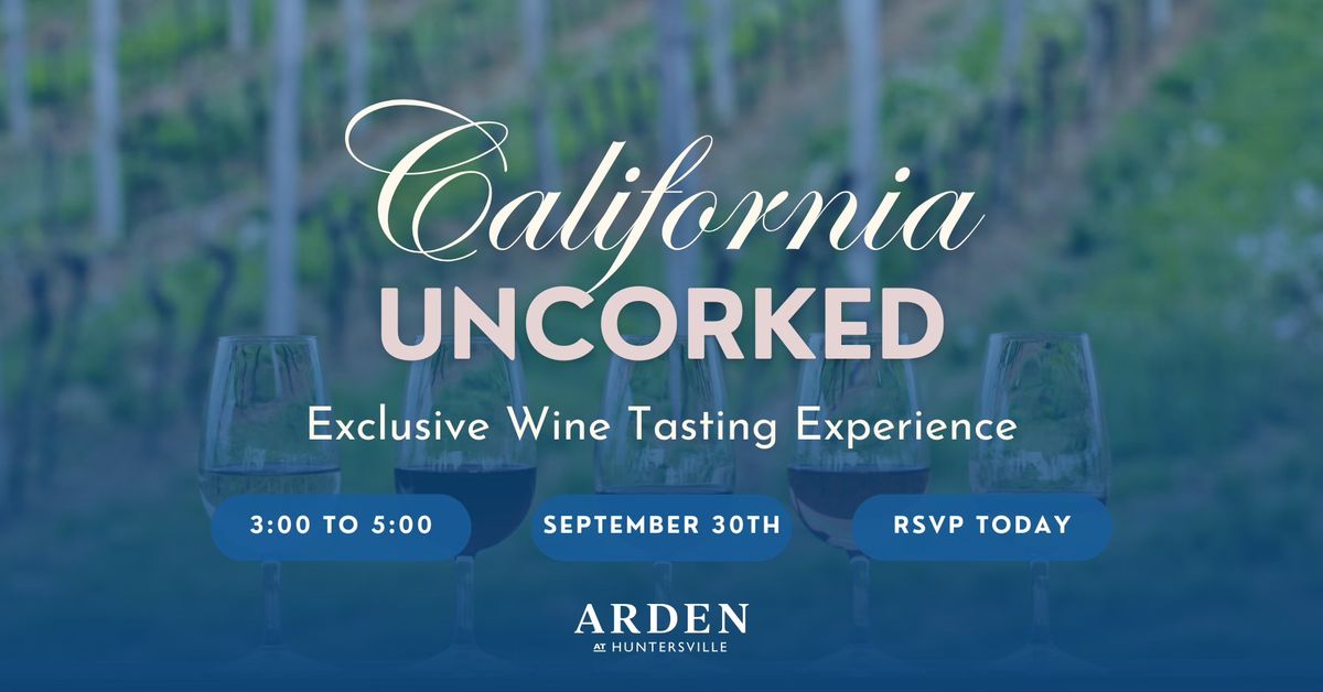 California Uncorked | Wine Tasting Experience