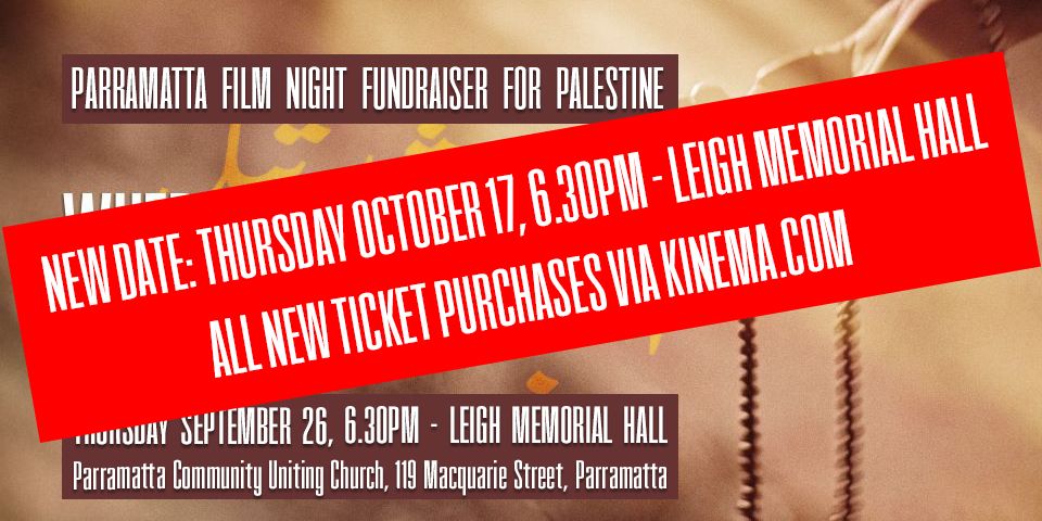 Where Olive Trees Weep: Parramatta film night fundraiser