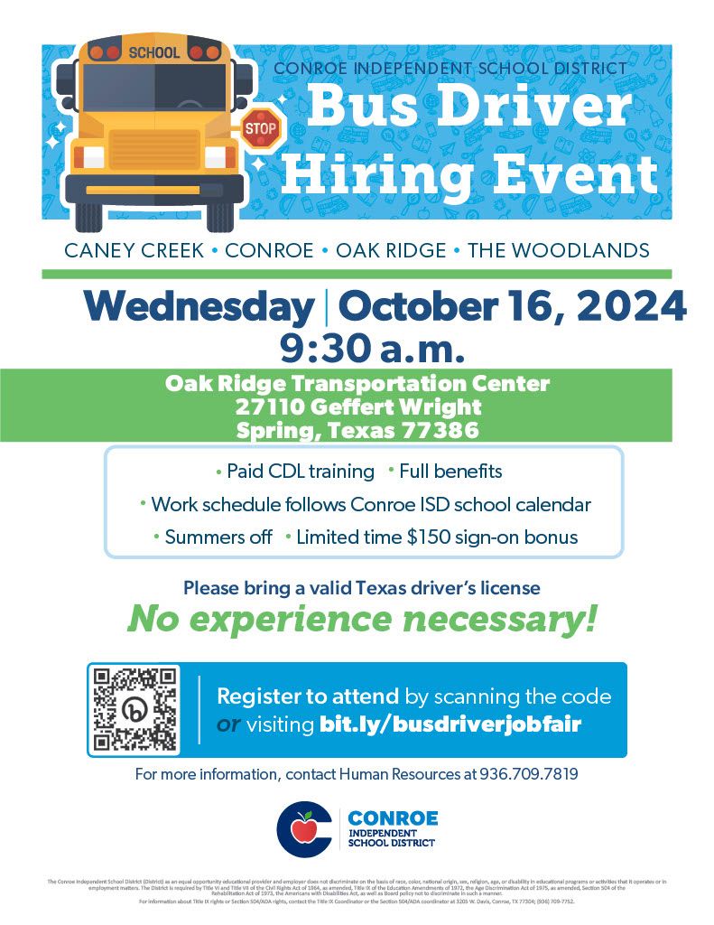 Bus Driver Hiring Event