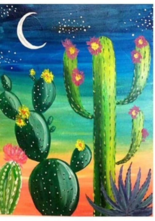 Sip and Paint: Carolina Cactus, Frothy Beard Brewing Company ...