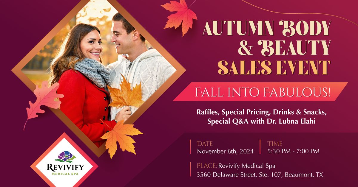 Autumn Body & Beauty Sales Event