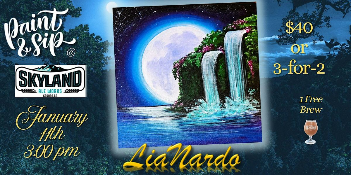 Brushes & Brews at Skyland Ale Works w\/LiaNardo Mobile Paint & Sip