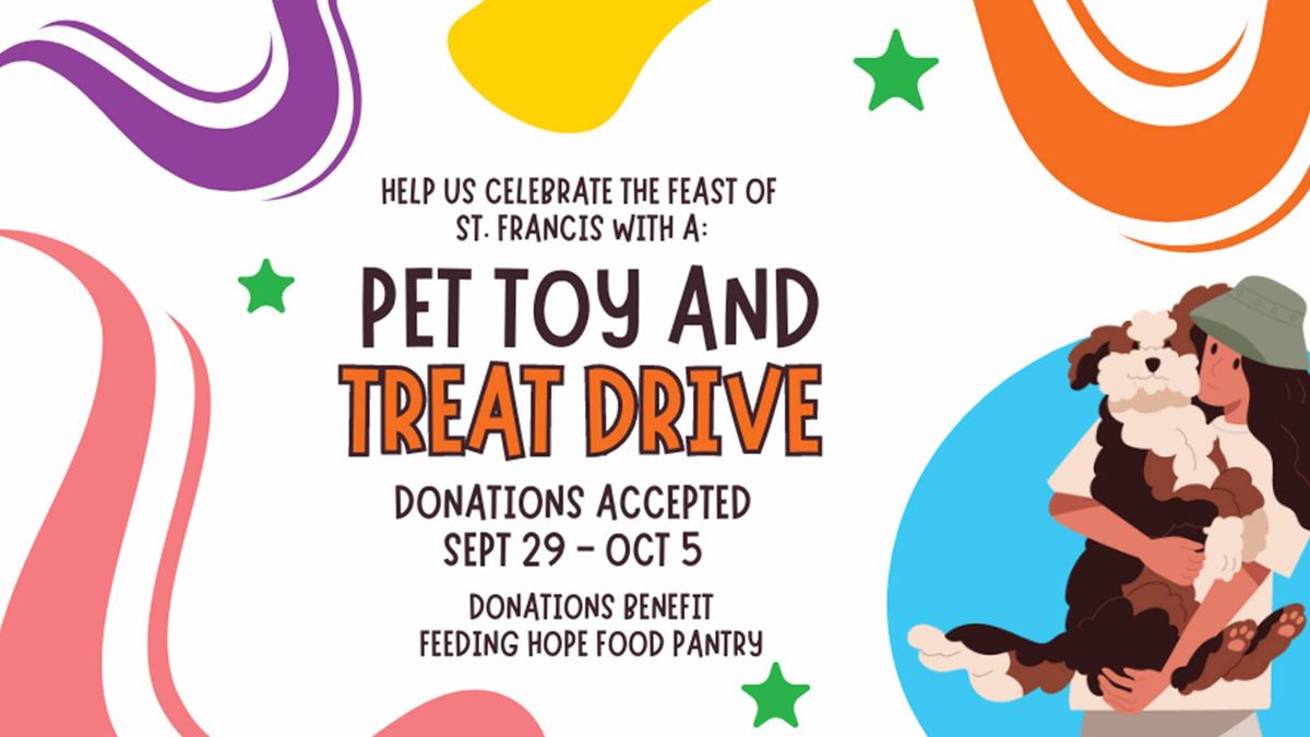 Pet Toy and Treat Drive