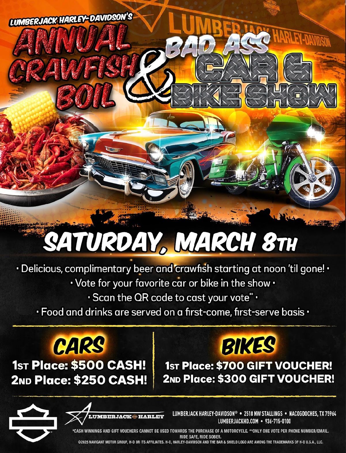 Crawfish Boil & Car Show! 