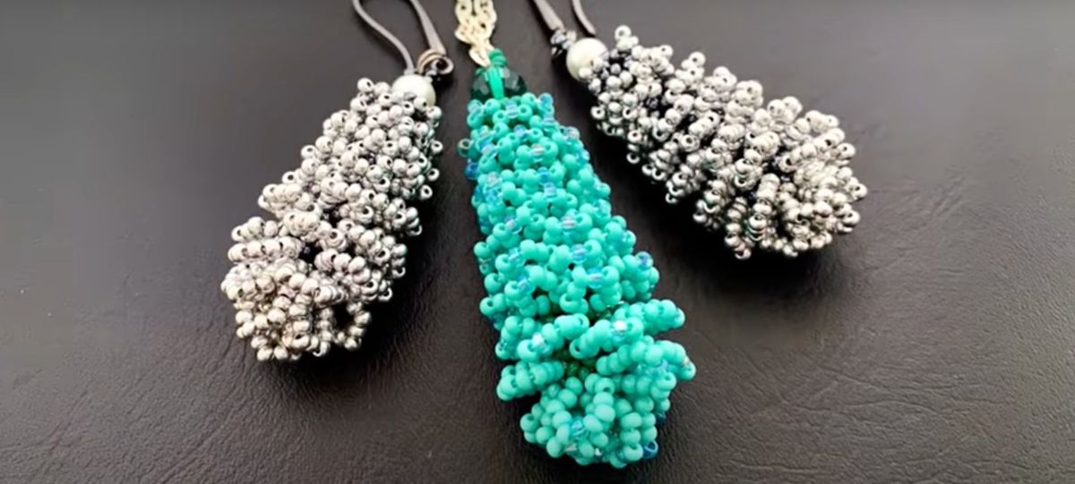 October 28th ABS Meeting - Pinecone Earrings - Taught by Laura Tina