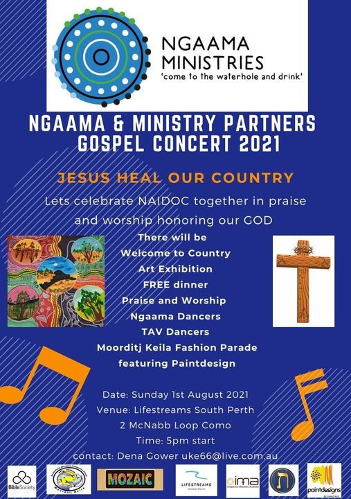 Ngaama Ministries & Ministries Partners NAIDOC GOSPEL Concert