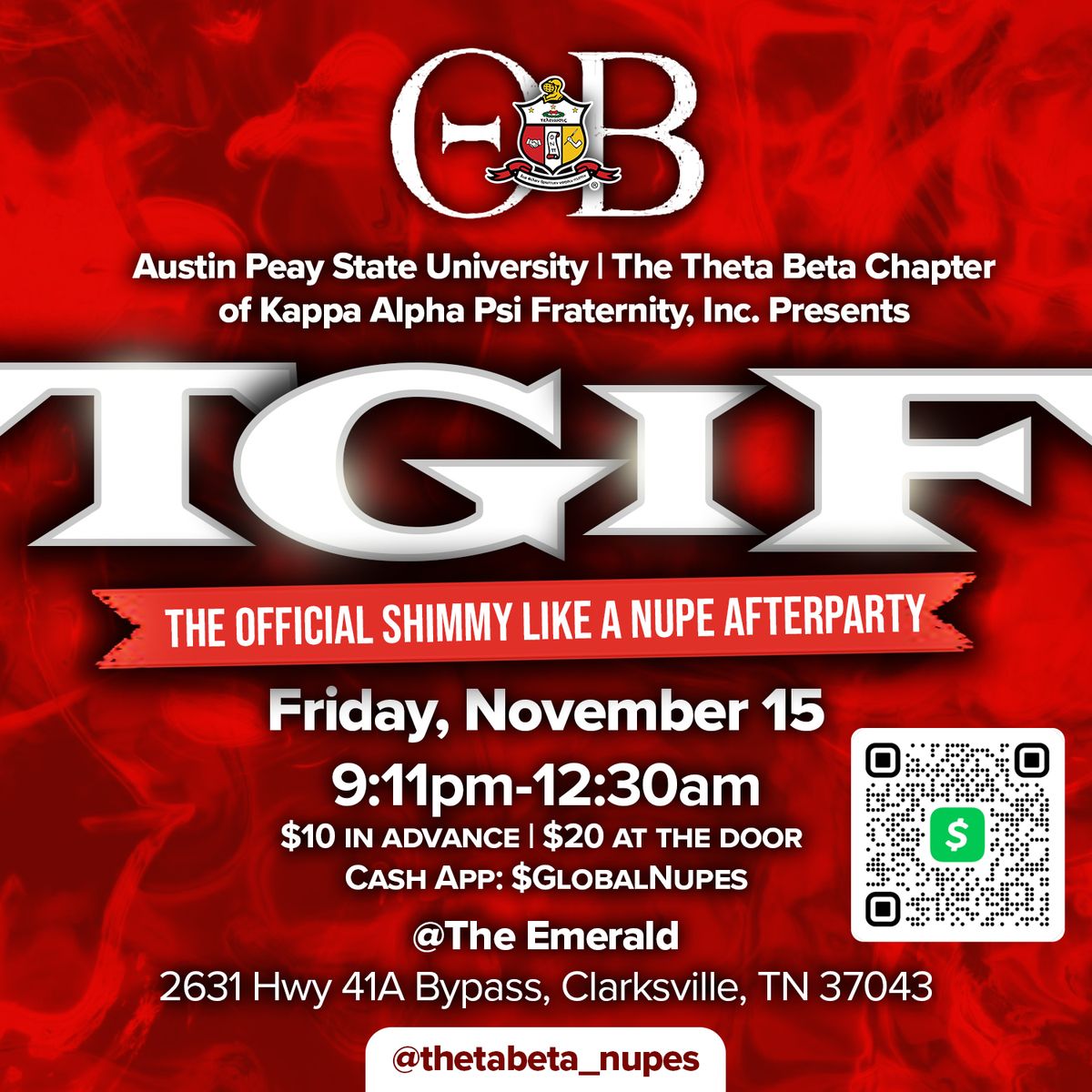 TGIF Undergraduate Party