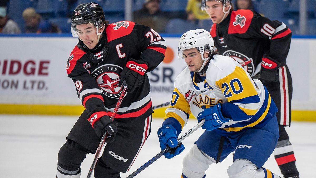Moose Jaw Warriors at Saskatoon Blades at SaskTel Centre