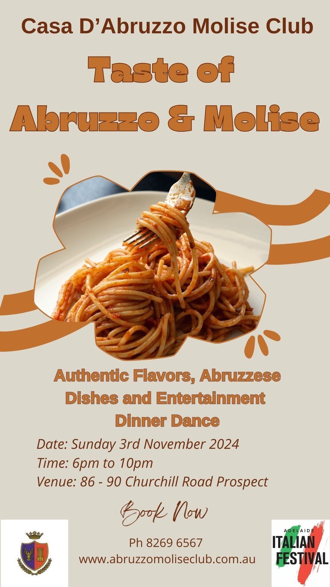 Tastes of Abruzzo and Molise Dinner Dance