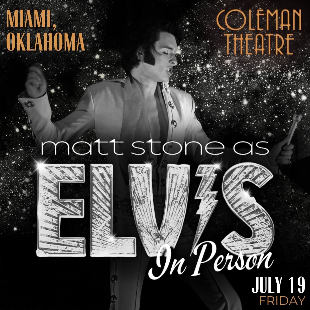 Matt Stone as ELVIS: IN PERSON with the King Creole Band