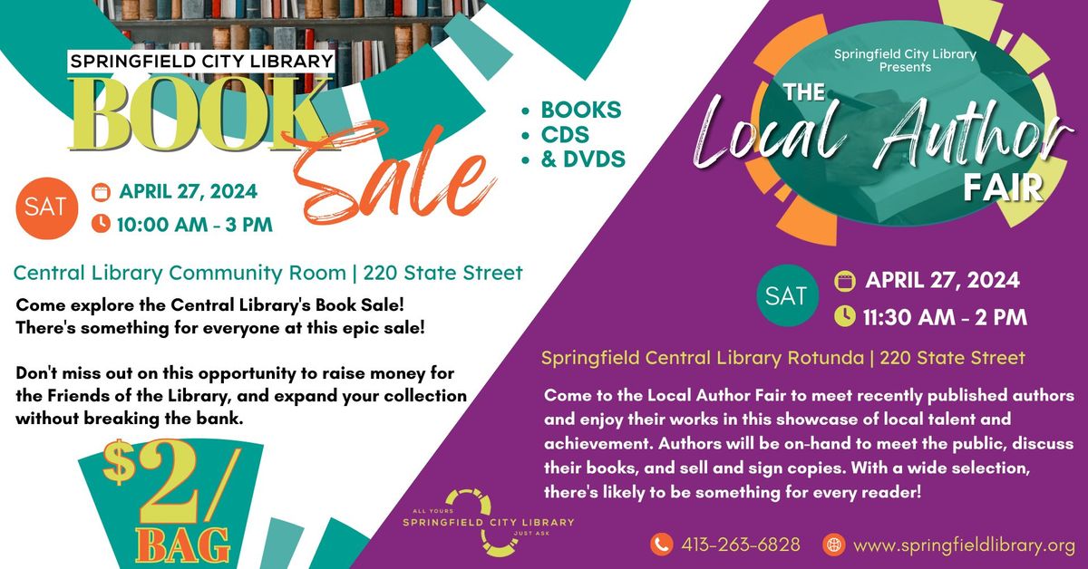 Local Author Fair AND Epic Book Sale!