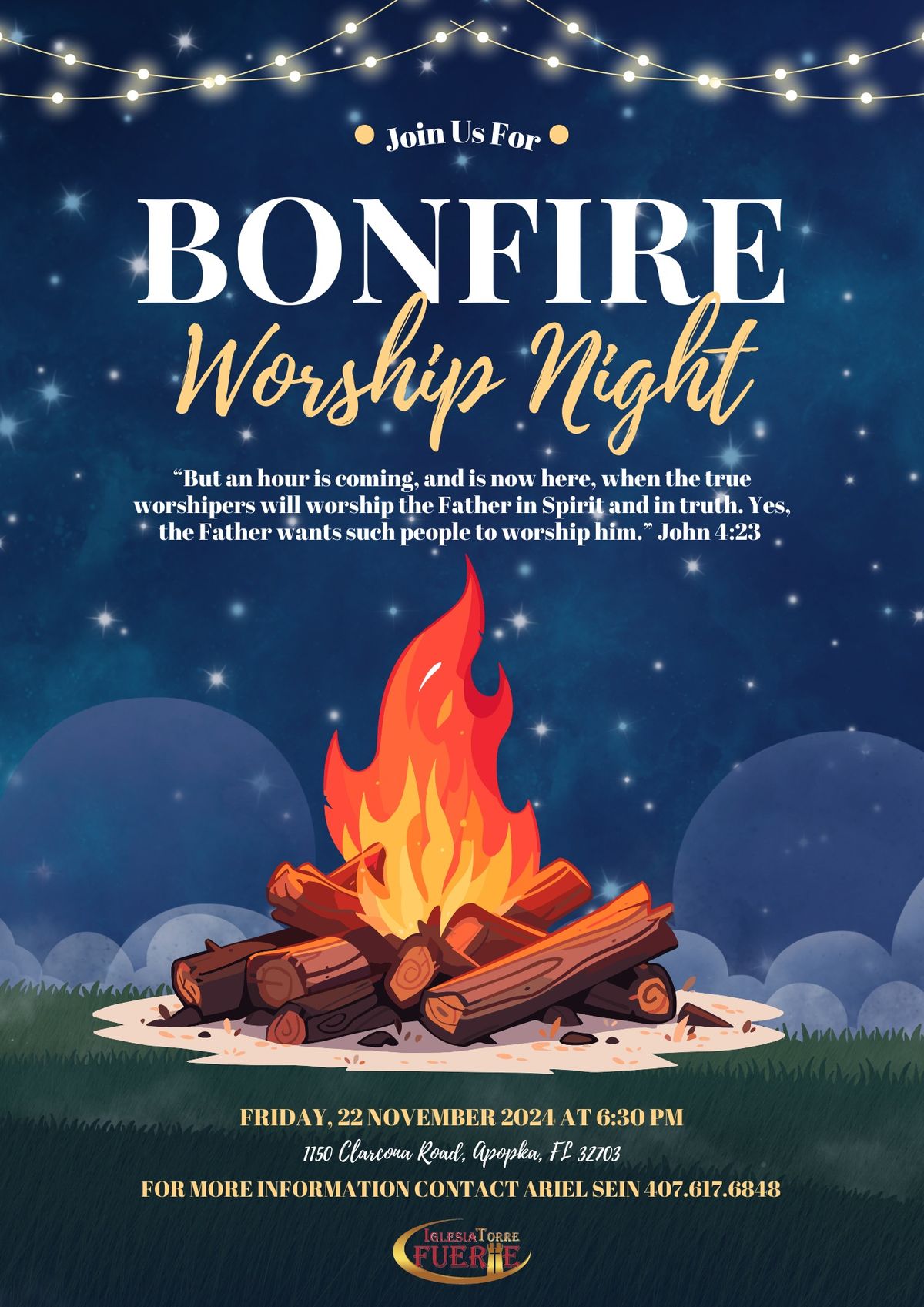 Youth Bonfire Worship Night