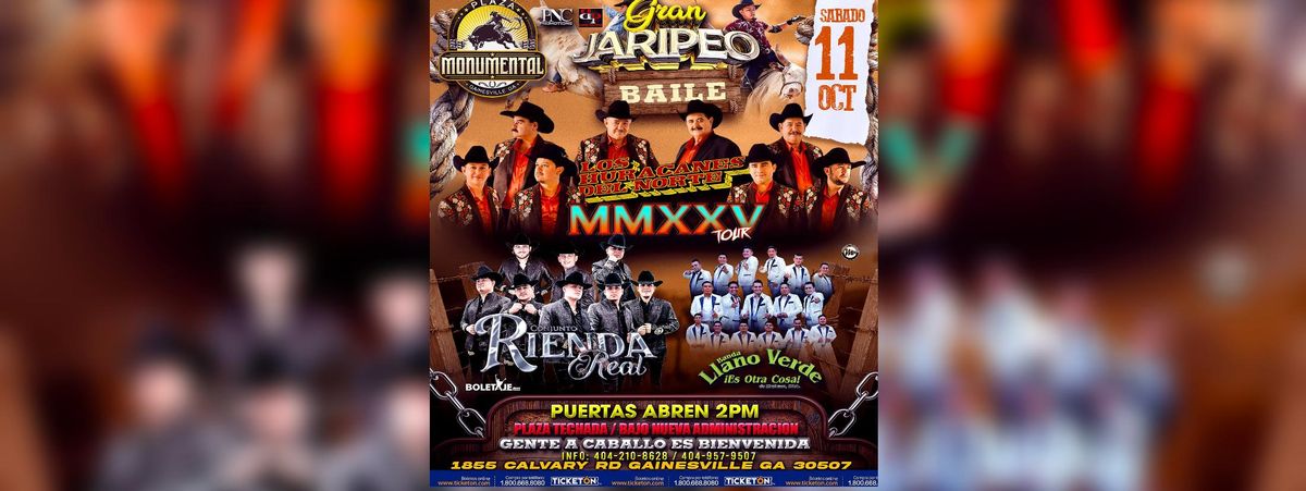 HURACANES DEL NORTE, CONJUNTO RIENDA REAL & MAS