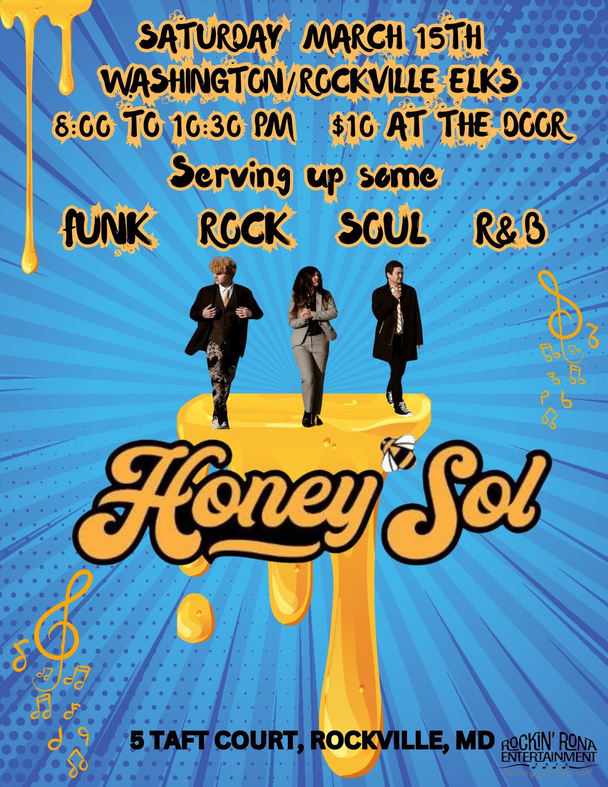 Honey Sol Debut at Rockville Elks