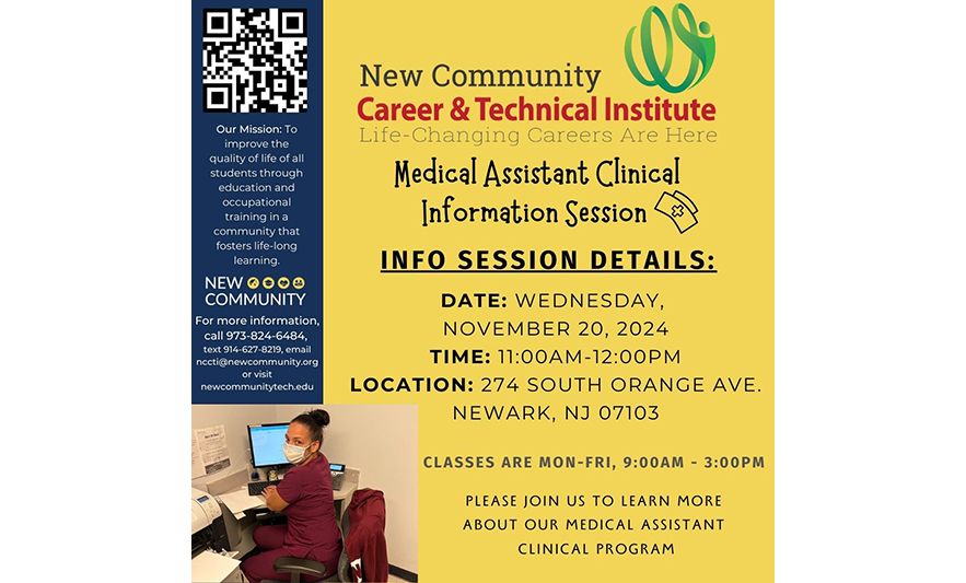 New Community Career & Technical Institute Medical Assistant Clinical Info Session