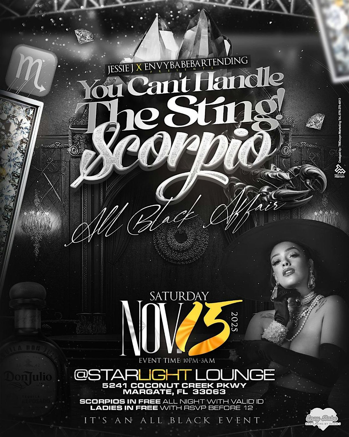 You Can\u2019t Handle The Sting: Scorpio All Black Affair