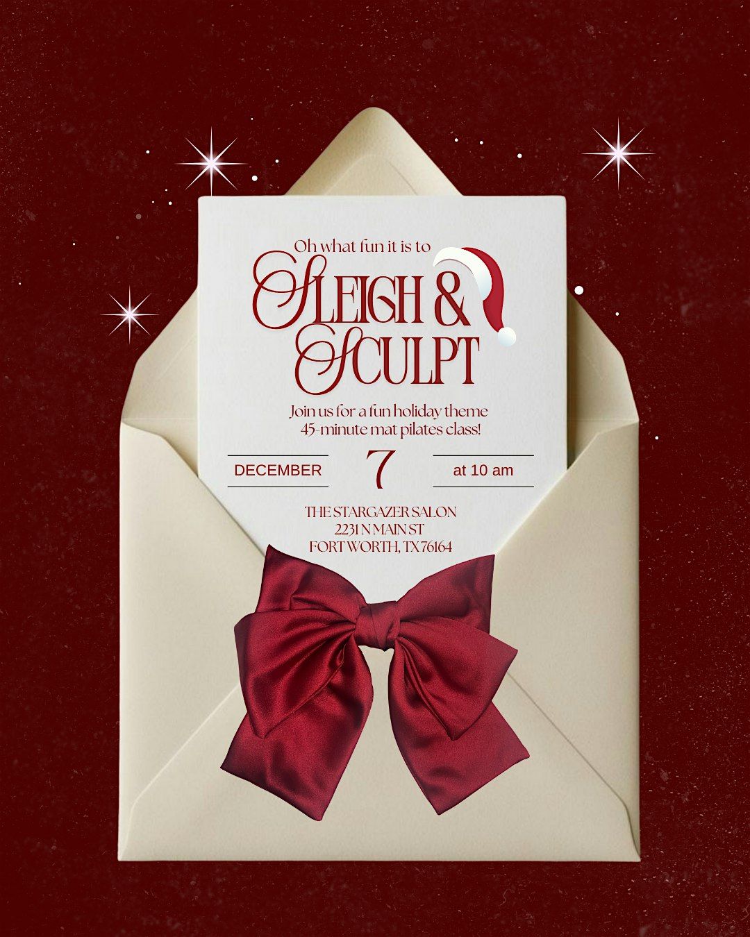 Sleigh & Sculpt - 45-Minute Holiday Mat Pilates Class